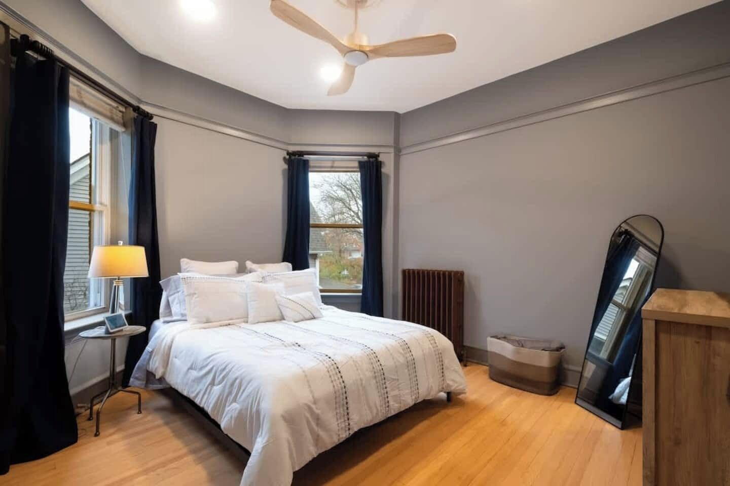 2 bedrooms, iron/ironing board, travel crib, free WiFi