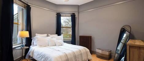 2 bedrooms, iron/ironing board, travel crib, free WiFi