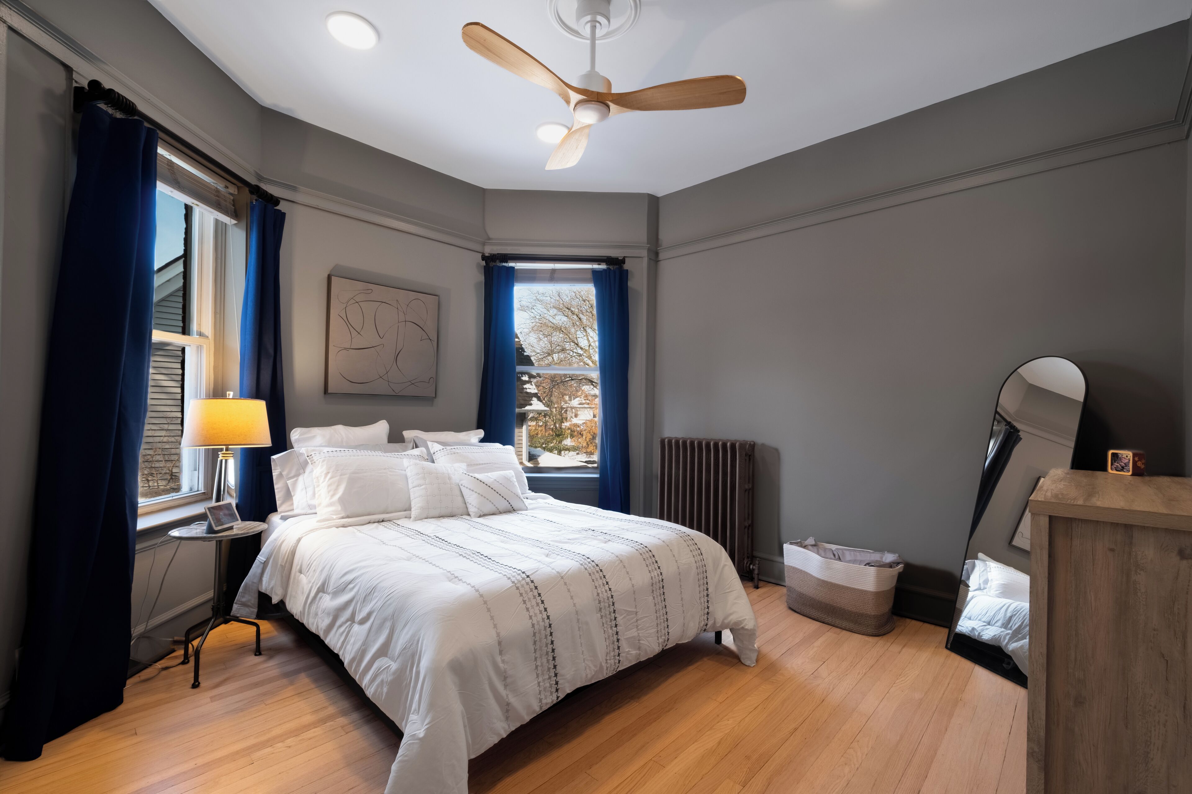 2 bedrooms, iron/ironing board, travel crib, WiFi