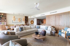Smart TV, stereo - Rooftop Oasis in El Surf by Mita Residential. Private Oceanview Rooftop, Pools & Jacuzzi (Punta Mita)