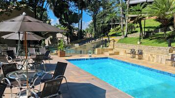 Indoor pool, outdoor pool