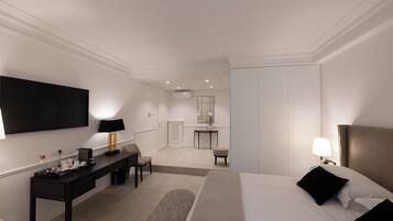 1 Schlafzimmer, Zimmersafe, Schreibtisch, BĂŒgeleisen/BĂŒgelbrett