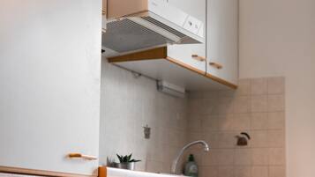 Coffee/tea maker, fridge, oven, electric kettle