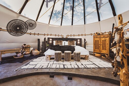 Lobo Tipi unique stay at El Mistico Ranch