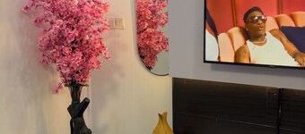 Serene environment perfect for a pri8 short or long stay.Beach,bar n mall nearby