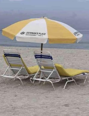 On the beach