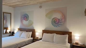 1 habitación, tabla de planchar con plancha, wifi y ropa de cama