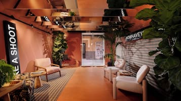 Àrea amb seients del vestíbul