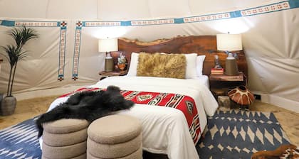 Cozy Oso Tipi a unique Glamping experience at El Mistico Ranch