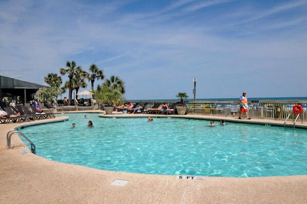 Indoor pool, outdoor pool
