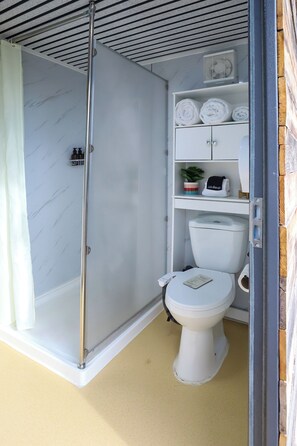 Towels, soap, toilet paper