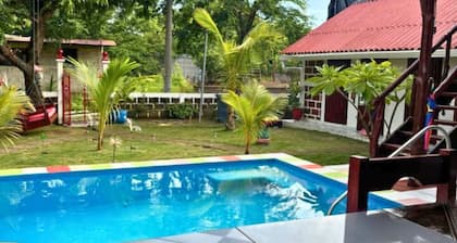 Beach house with pool
