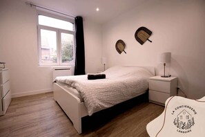 1 makuuhuone, silitysrauta/-lauta, Wi-Fi, vuodevaatteet