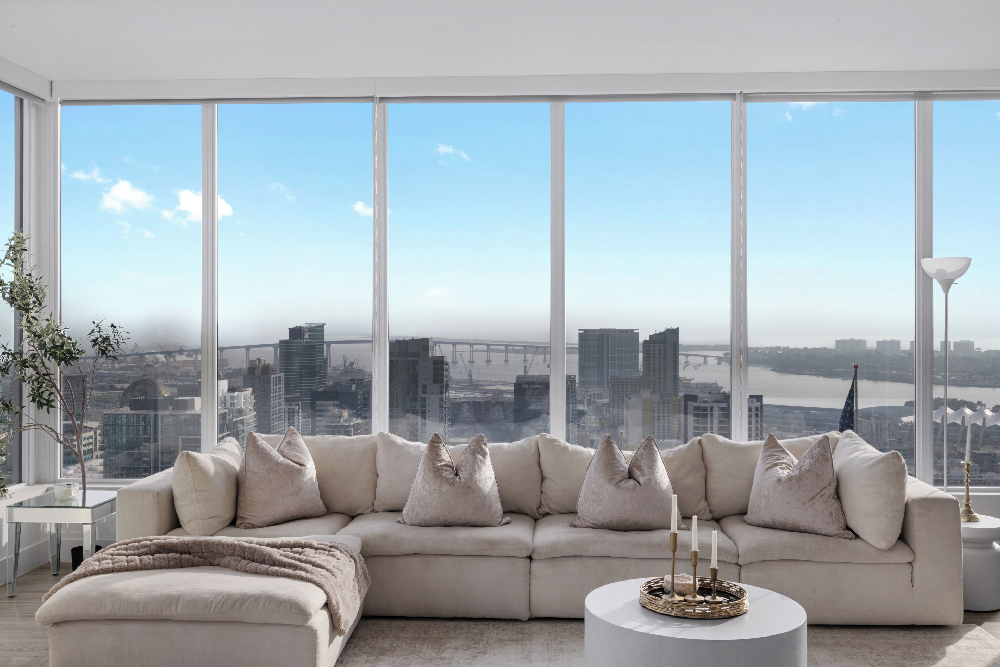 Smart TV, fireplace, computer monitors, printers