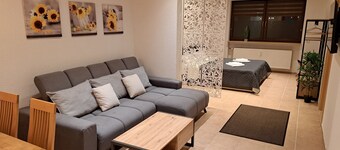 Modern apartment in Oberbexbach, for up to 5 people, with desk & parking space