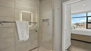 Shower, hair dryer