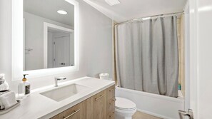 Shower, hair dryer