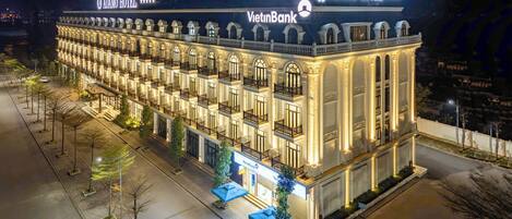 Voorkant van accommodatie