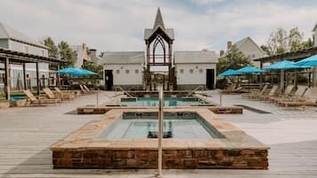 Et oppvarmet basseng