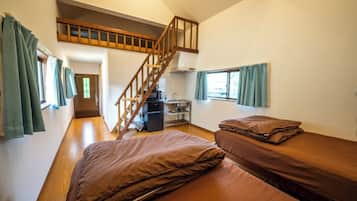 Ferienhaus, Gartenblick | 2 Schlafzimmer, Schreibtisch, laptopgeeigneter Arbeitsplatz
