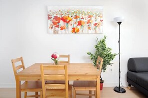 舒适公寓, 1 张大床和 1 张沙发床, 无烟房, 厨房 | 餐厅