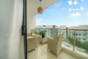 Familienapartment, Gartenblick | Blick vom Balkon