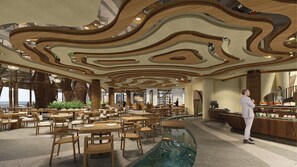 Free daily buffet breakfast