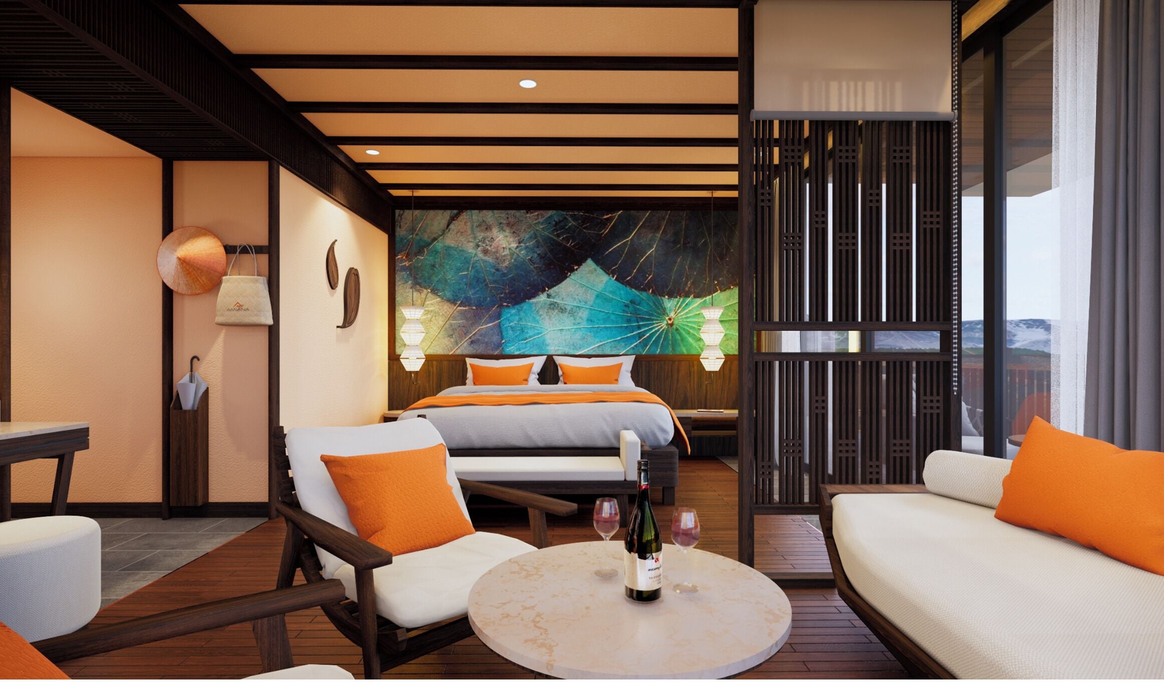 Mini-bar avec articles gratuits, coffres-forts dans les chambres, bureau