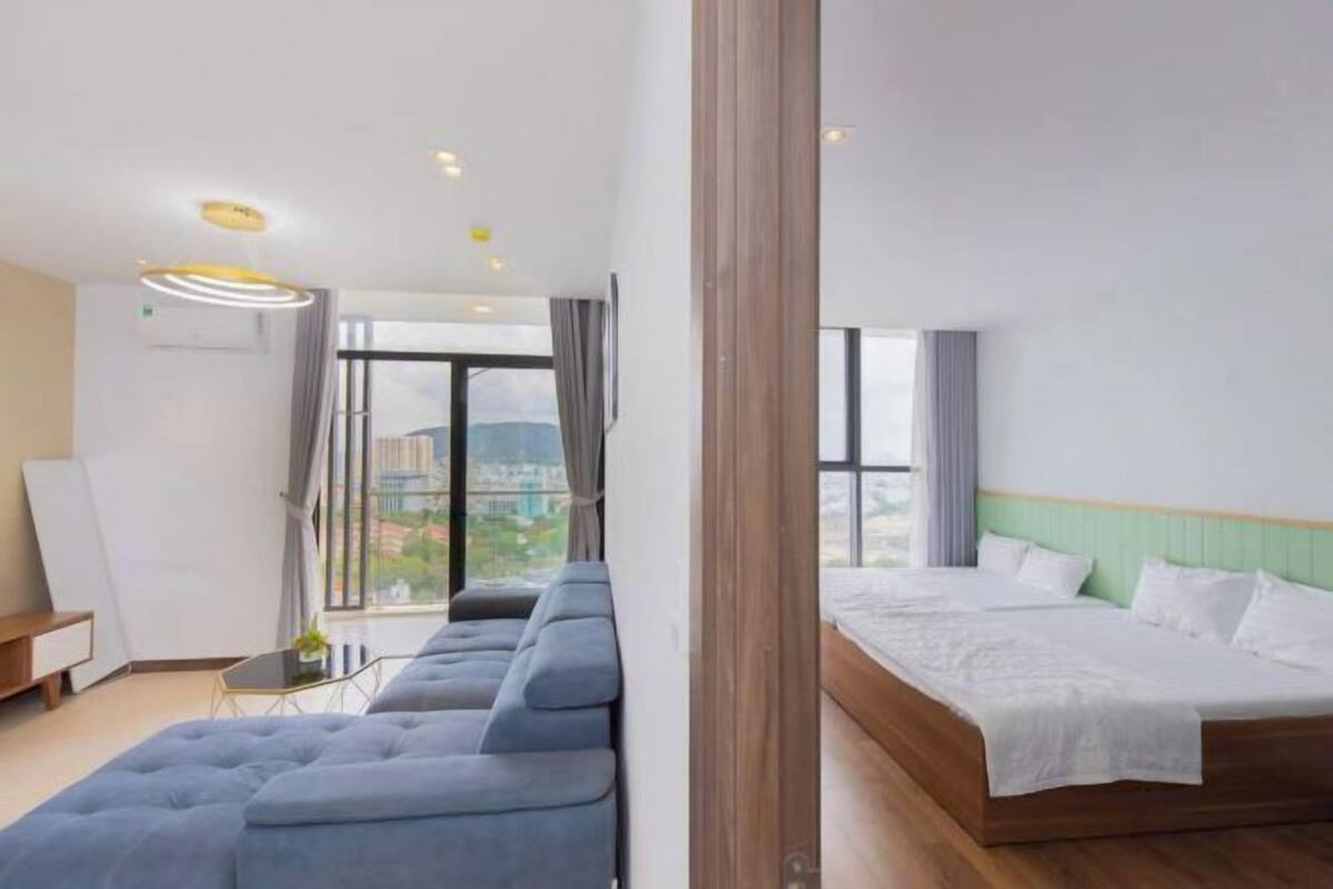 2 habitaciones y sábanas de algodón egipcio