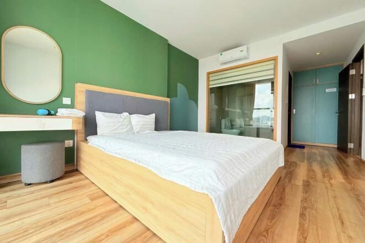 2 habitaciones y sábanas de algodón egipcio