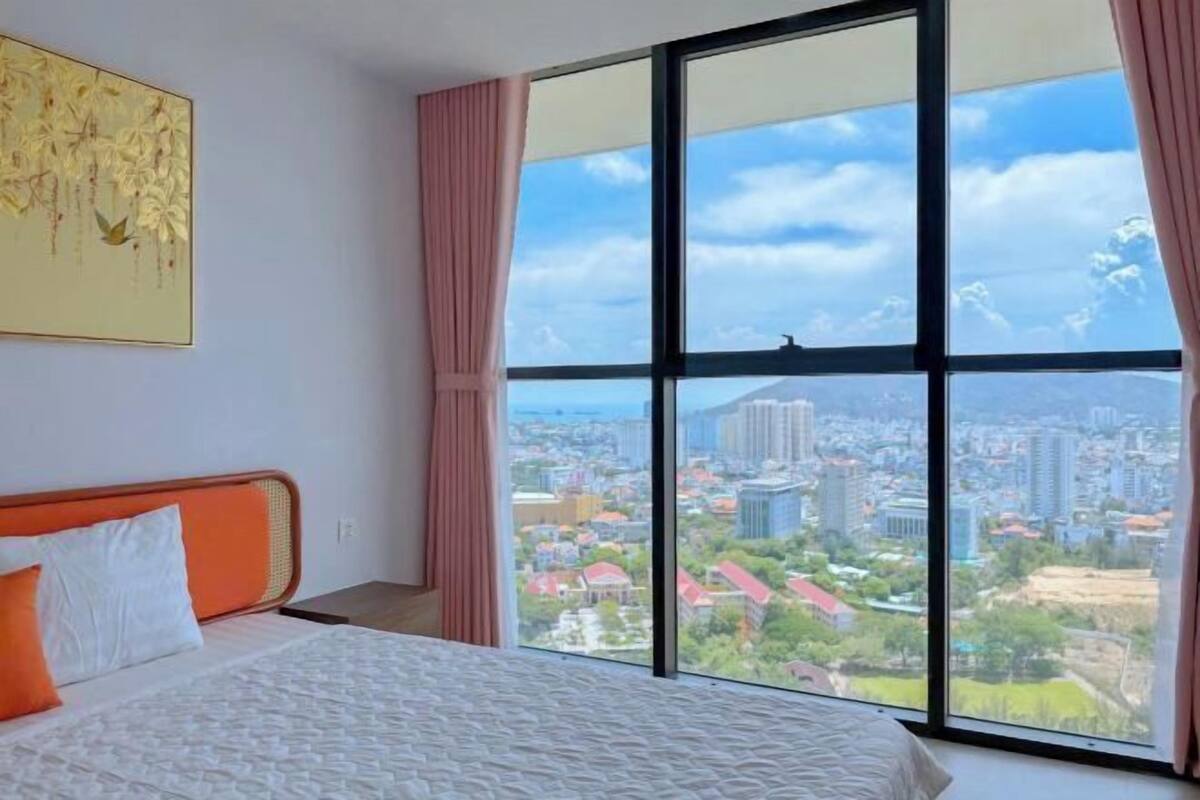 2 habitaciones y sábanas de algodón egipcio