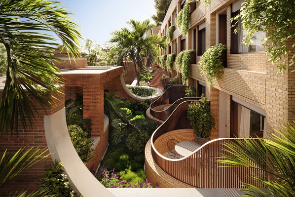 Kamer, balkon (Sunset) | Luxe beddengoed, een minibar, een kluis op de kamer