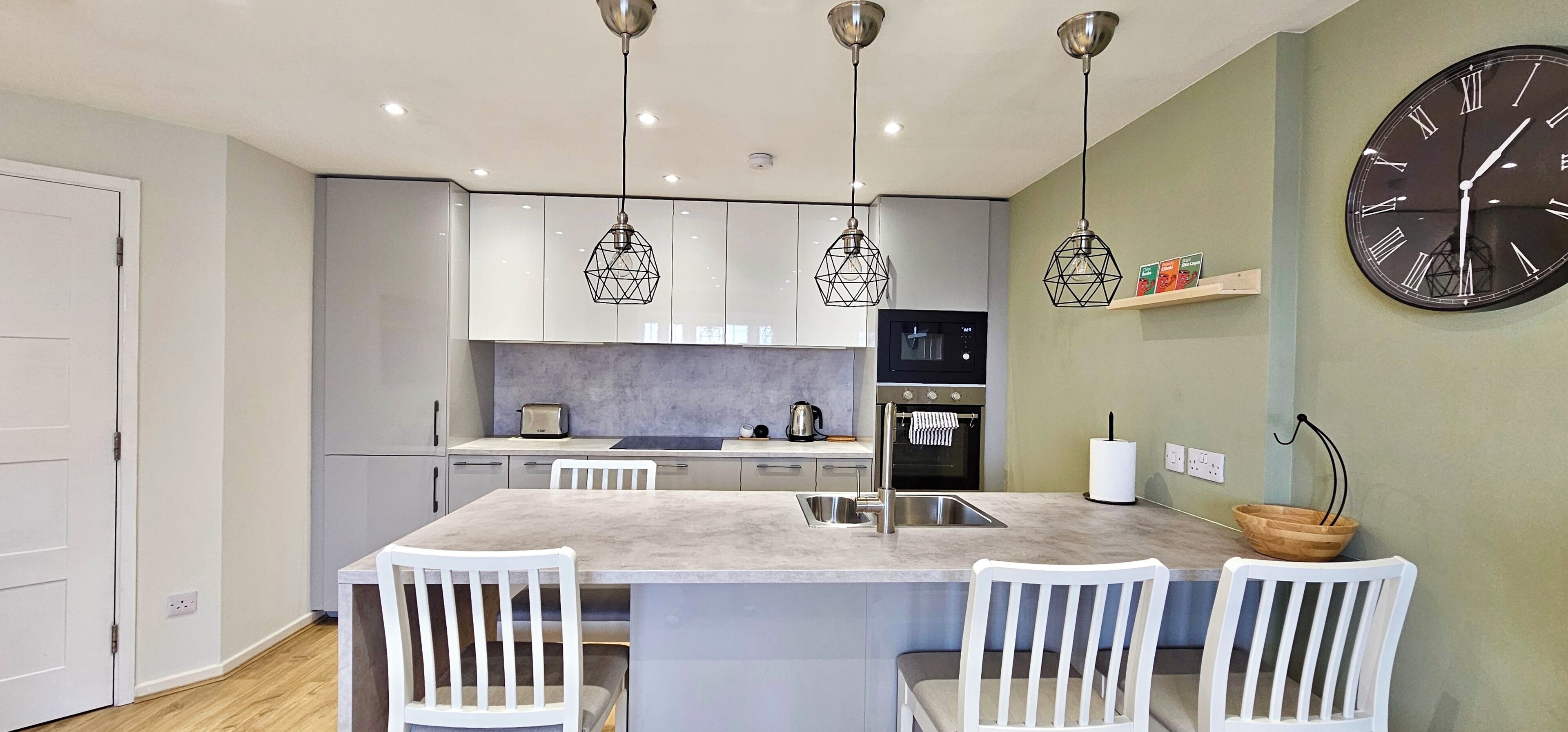 Microwave, oven, dishwasher