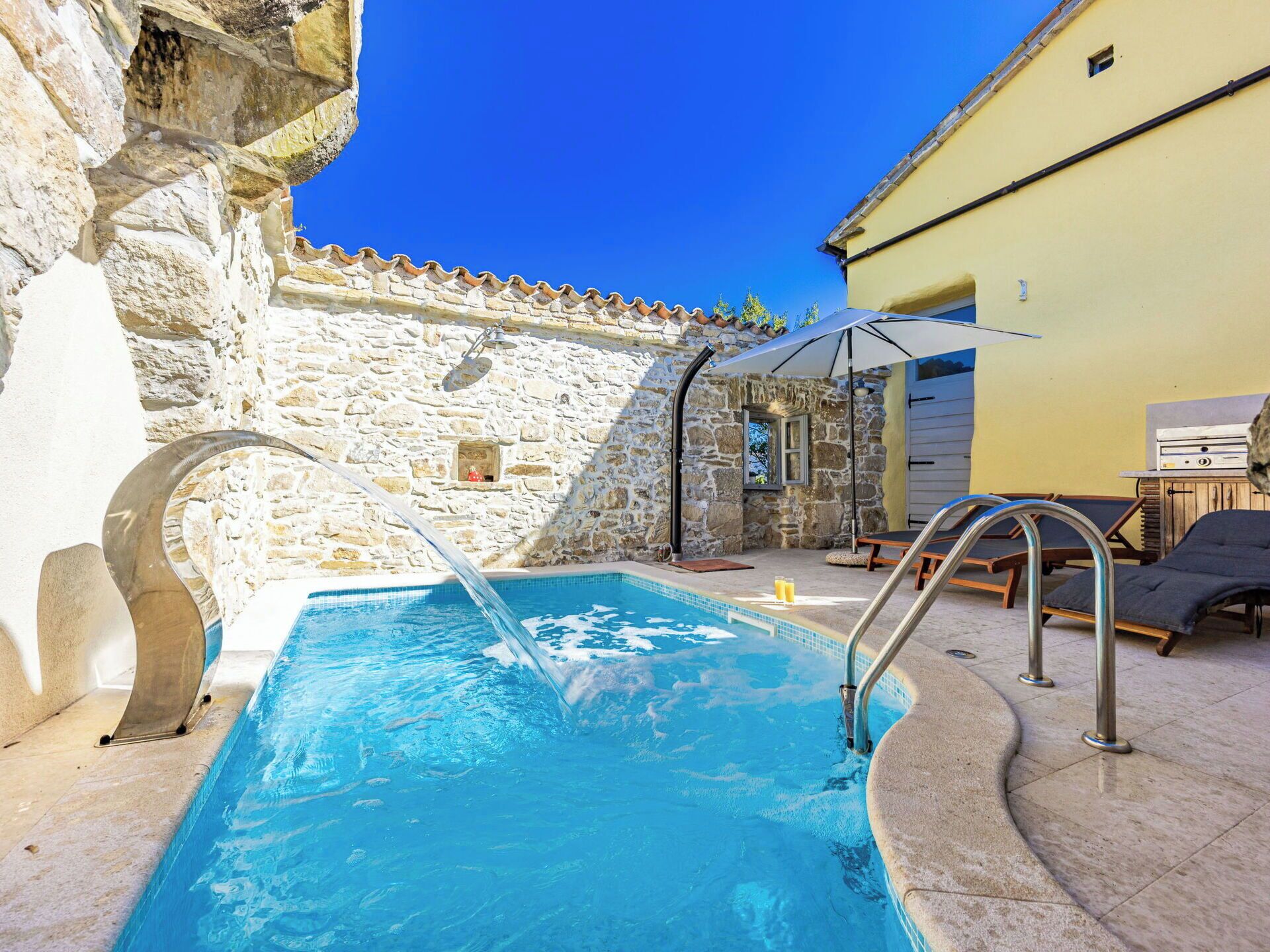 Blue, Swimming Pool, Resort, Thermae, Resort Town, Flagstone, Hotel, Eco Hotel, Outdoor Furniture, Water Feature