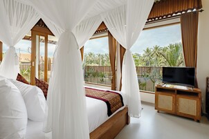 1 habitación, minibar, wifi gratis y ropa de cama 