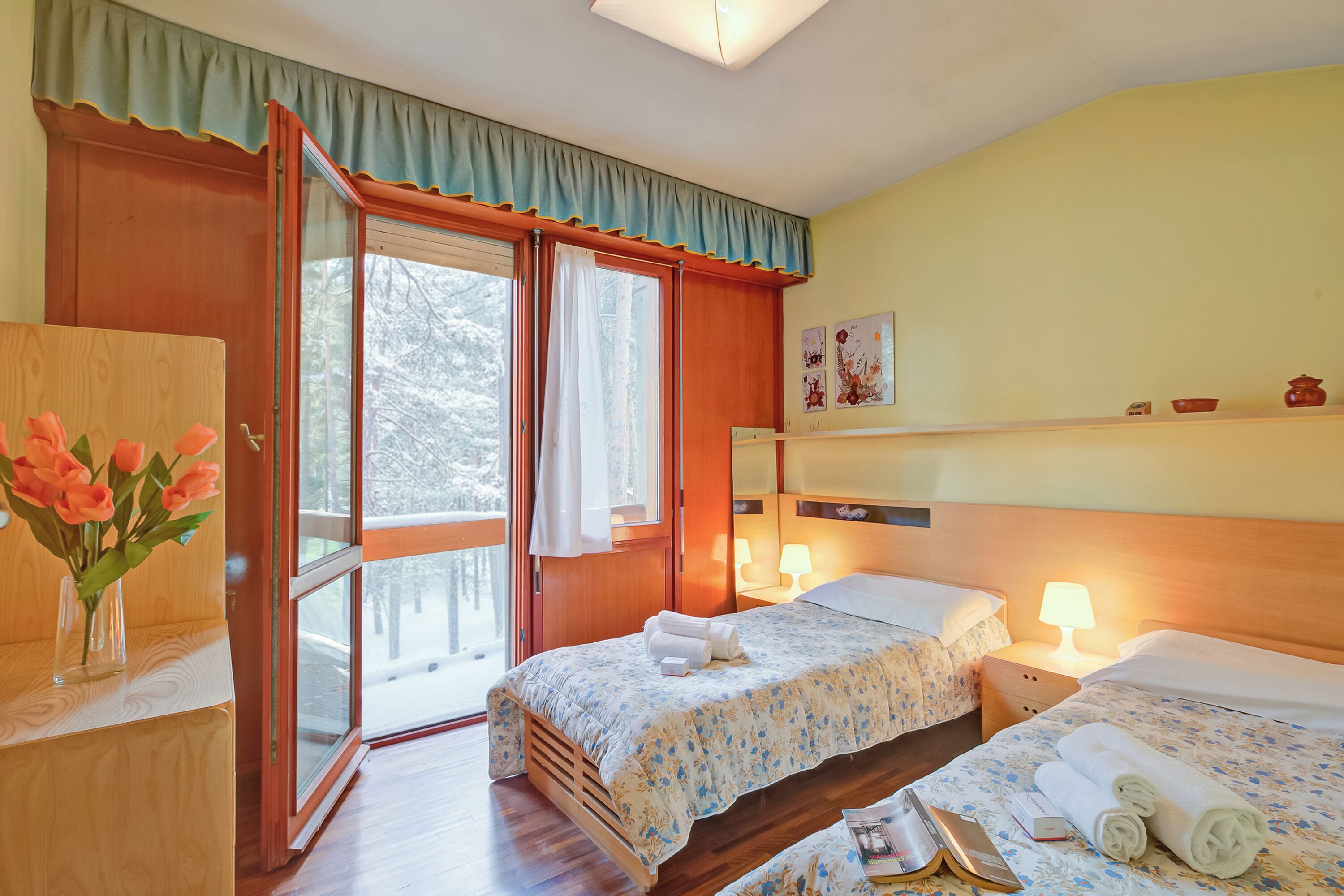 3 habitaciones y ropa de cama 