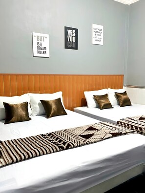 Premium bedding, soundproofing, free WiFi
