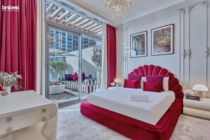 Deluxe Apartment, Balcony, City View | 2 bedrooms, premium bedding, in-room safe, desk - bnbme | Oxford Terraces | 2 BDR (Dubai)