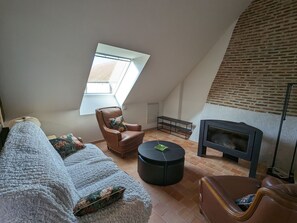 Fernseher, Kamin