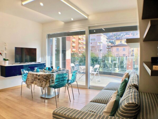 Living area - Roggia Apartments 4, 5 & 7 (Lugano)