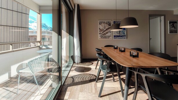 Deluxe Condo, Balcony | Living area - Andermatt Arve Relax  (Andermatt)