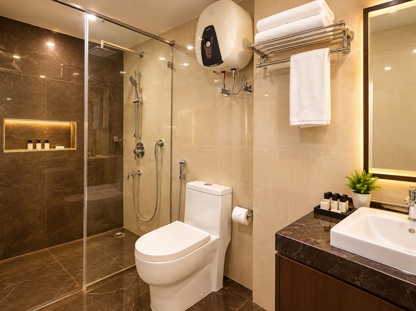 Habitación familiar | Baño | Zapatillas