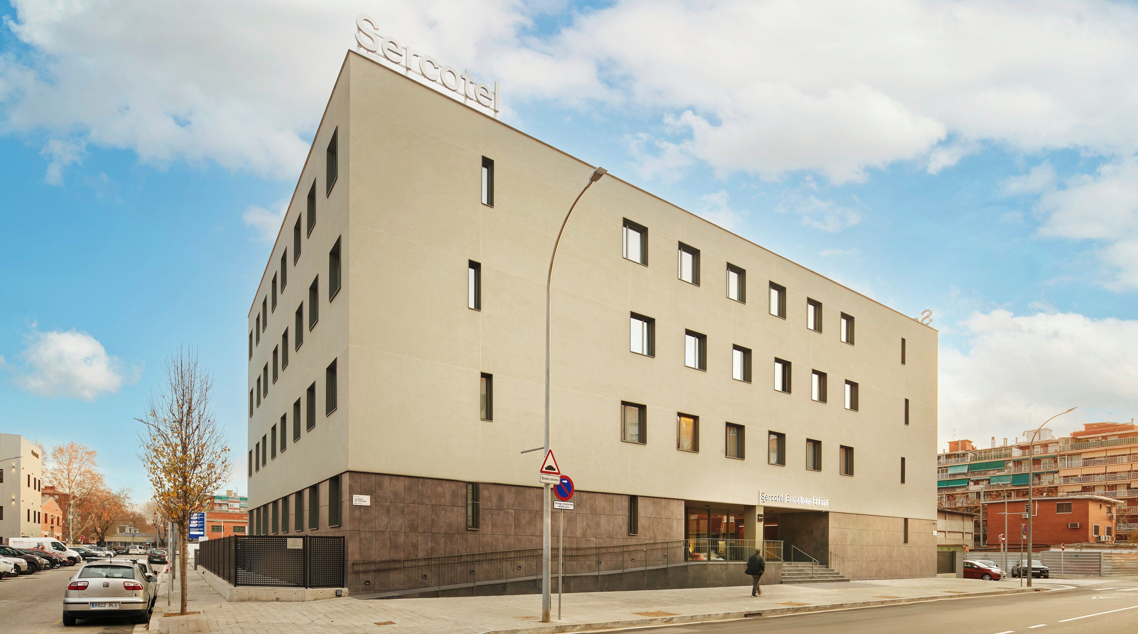 Voorkant van accommodatie