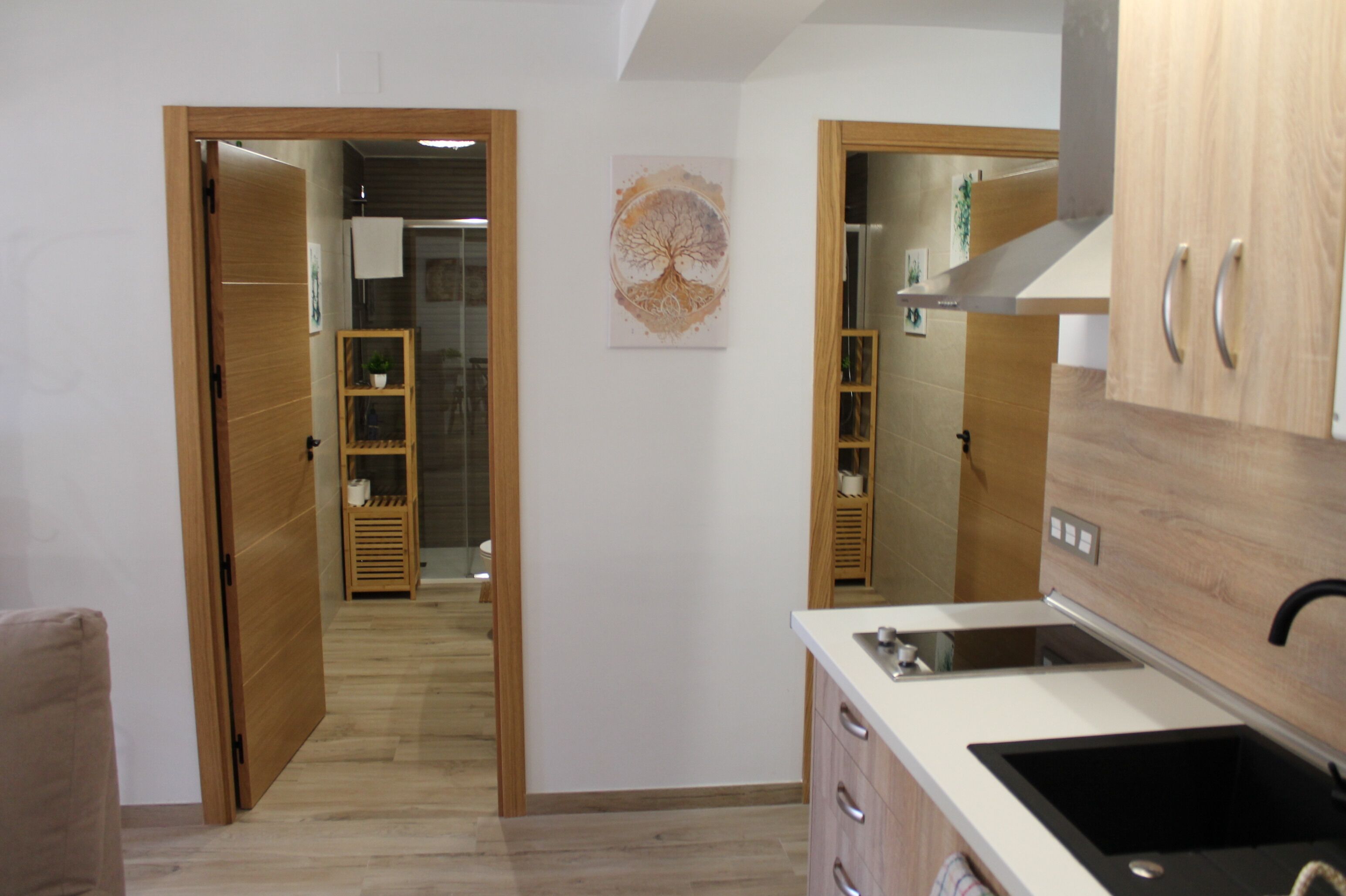 Apartamento Cazorla Natura 2 | Yksityinen keittiö | Täysikokoinen jääkaappi, mikroaaltouuni, liesi, espressokone