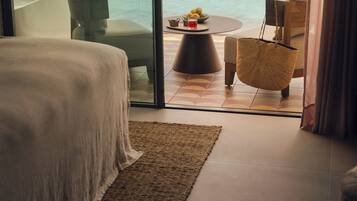 Chambre Supérieure, terrasse, vue mer | Terrasse/Patio