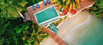 Award-winning villa with private beachfront and pool