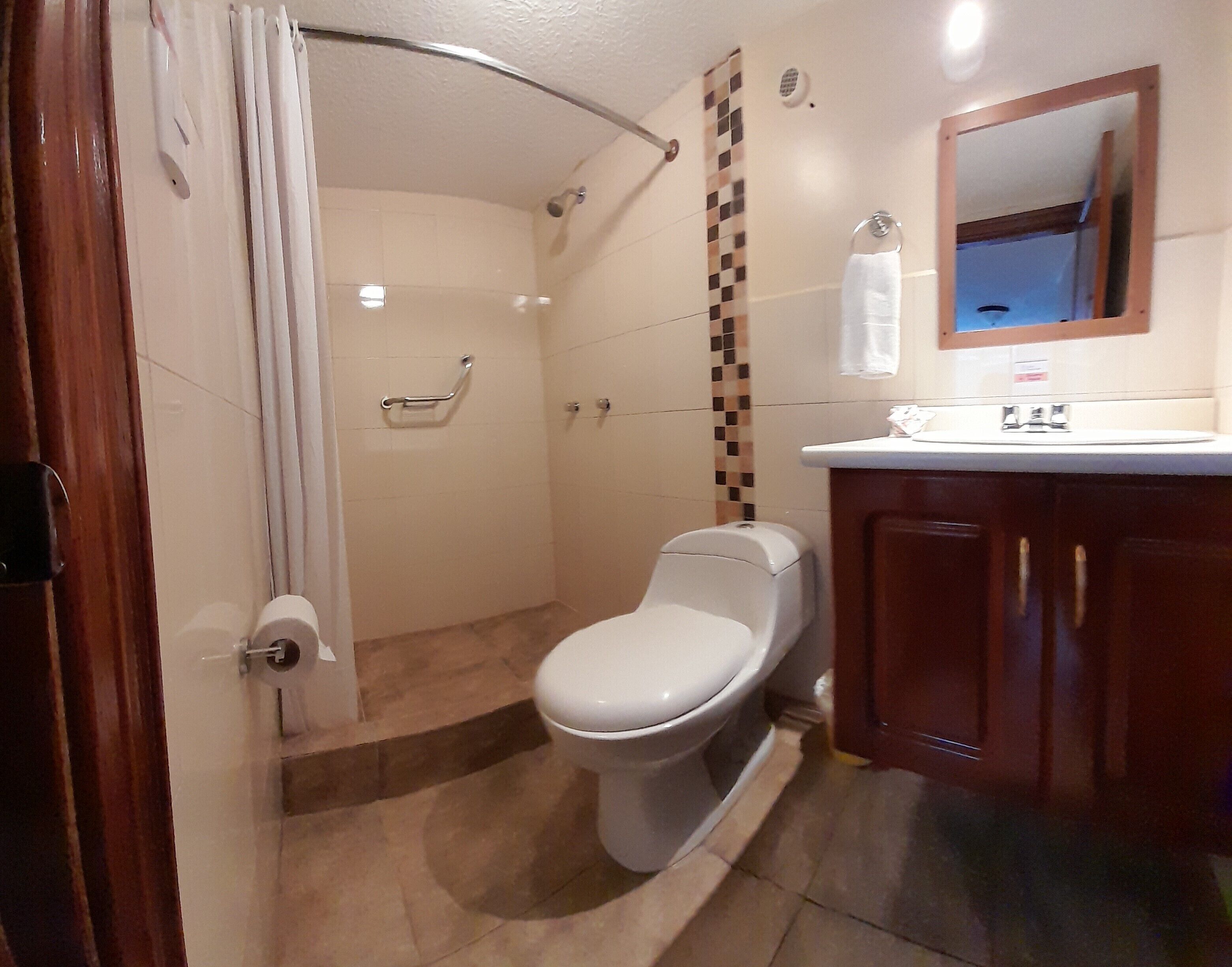 Room, 1 Double Bed, Private Bathroom, Ground Floor | Bathroom | Shower, towels, soap, shampoo