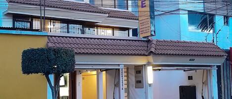 Voorkant van accommodatie