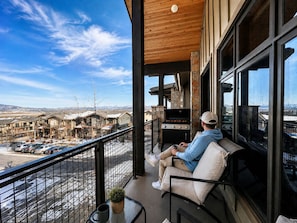Condo, 3 chambres | Terrasse/patio