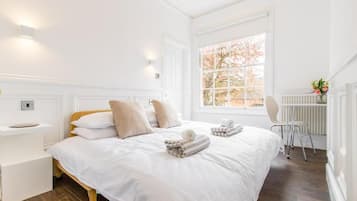 2 slaapkamers, een strijkplank/strijkijzer, wifi, beddengoed